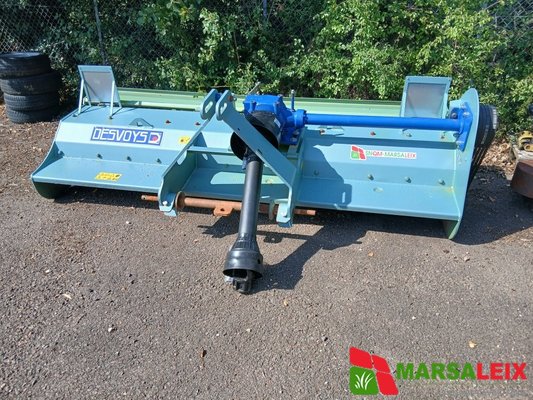 Broyeur à axe horizontal Desvoys 2.80 m ATTELAGE FIXE - 1