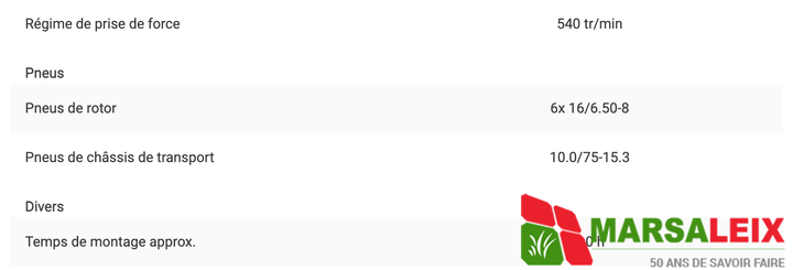 Faneuse Fendt Twister 11 008 T  - 2