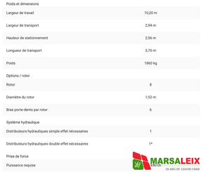 Faneuse Fendt Twister 11 008 T  - 1
