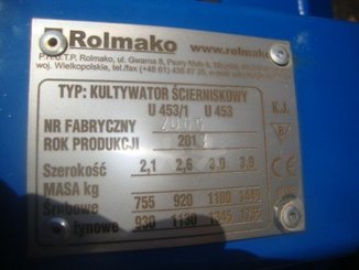 Déchaumeur Rolmako U 453 - 2