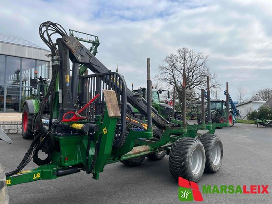 Remorque forestière Farma T12 GRUE C8.5 G2 - 1